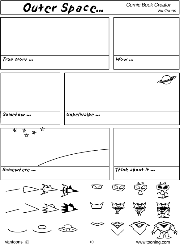 cartooning worksheet